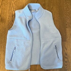 Aritzia Sky Blue Fleece Vest